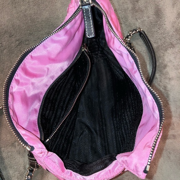 Prada Tessuto Shoulder Bag with Chain Straps, EUC, Authenticated - Picture 6 of 14